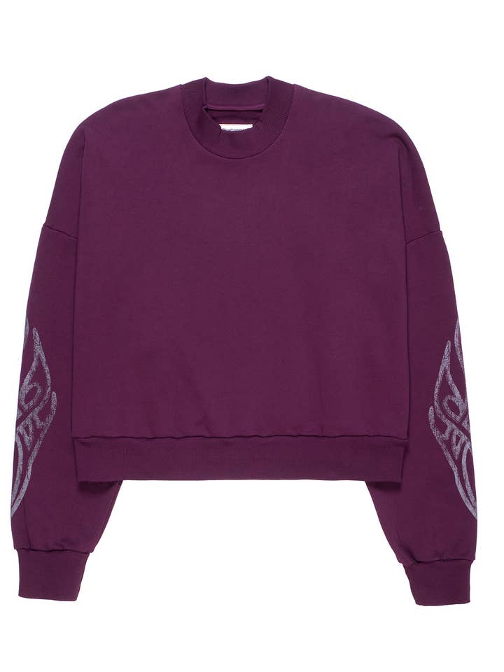 Ego Kills Artist Purple Crewneck Sweatshirt for wholesale by Blowhammer