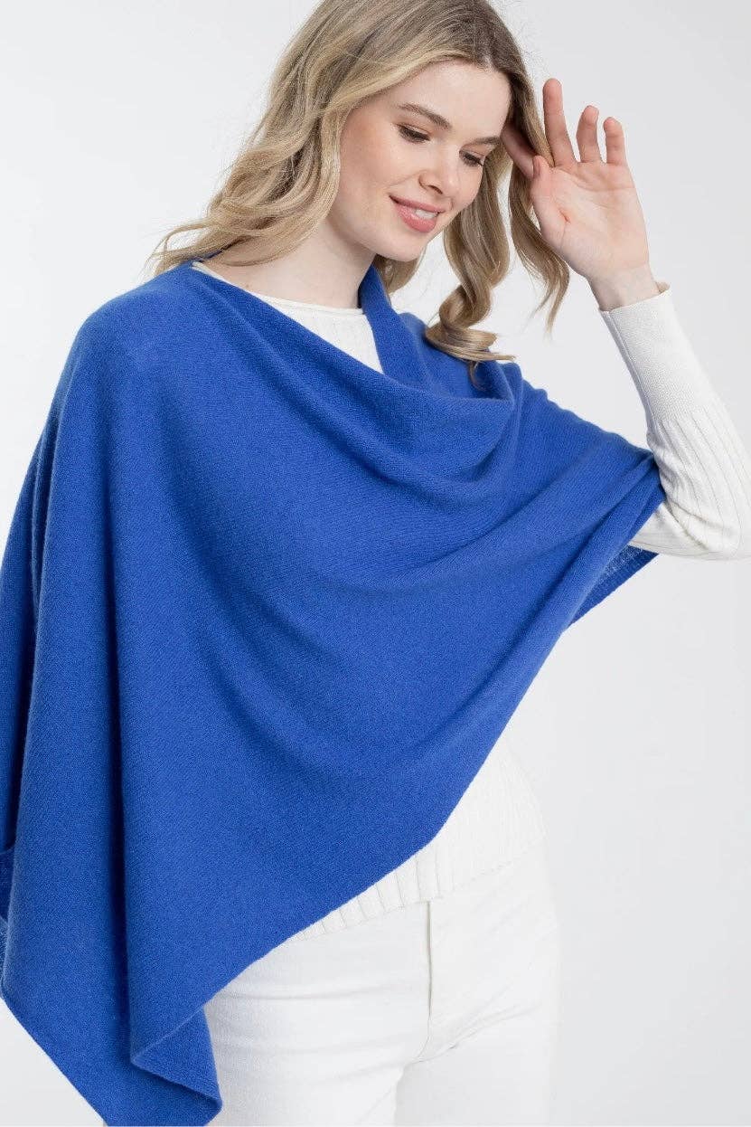 NIBI MTK - Wholesale Poncho - Women's - Alashan Cashmere Draped Dress Topper1