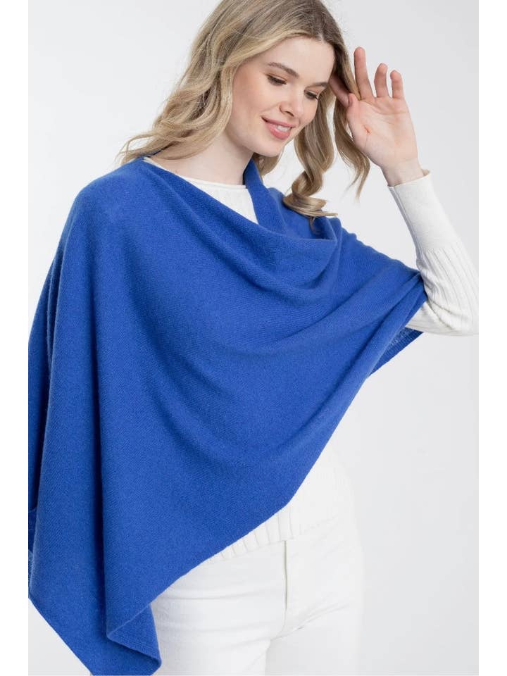 NIBI MTK - Wholesale Poncho - Women's - Alashan Cashmere Draped Dress Topper1