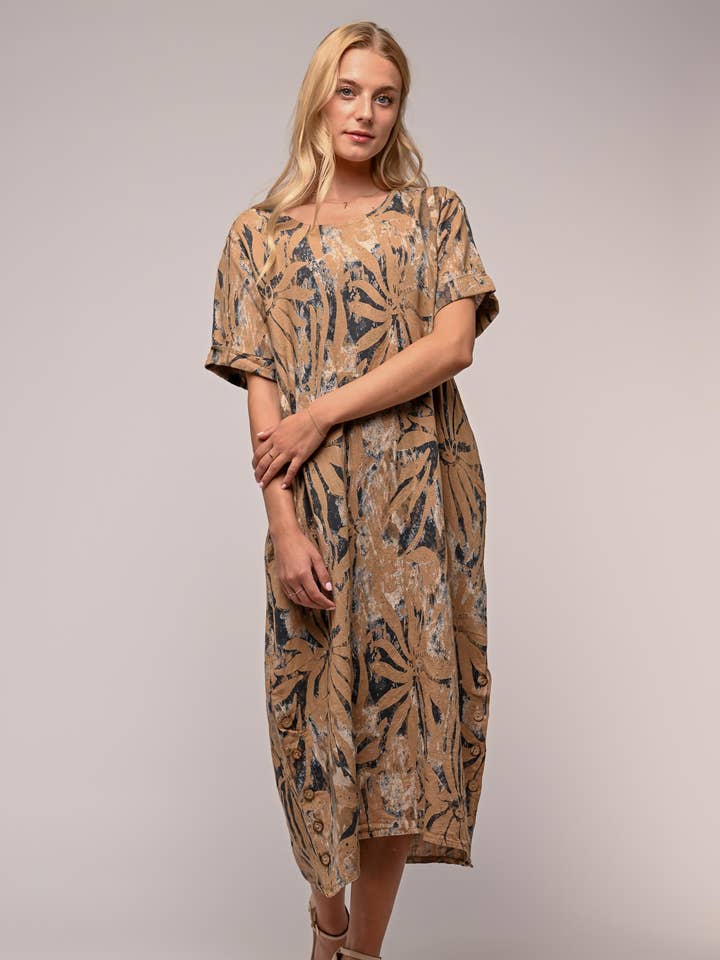 Fransk linneklänning för wholesale av LINEN LUV