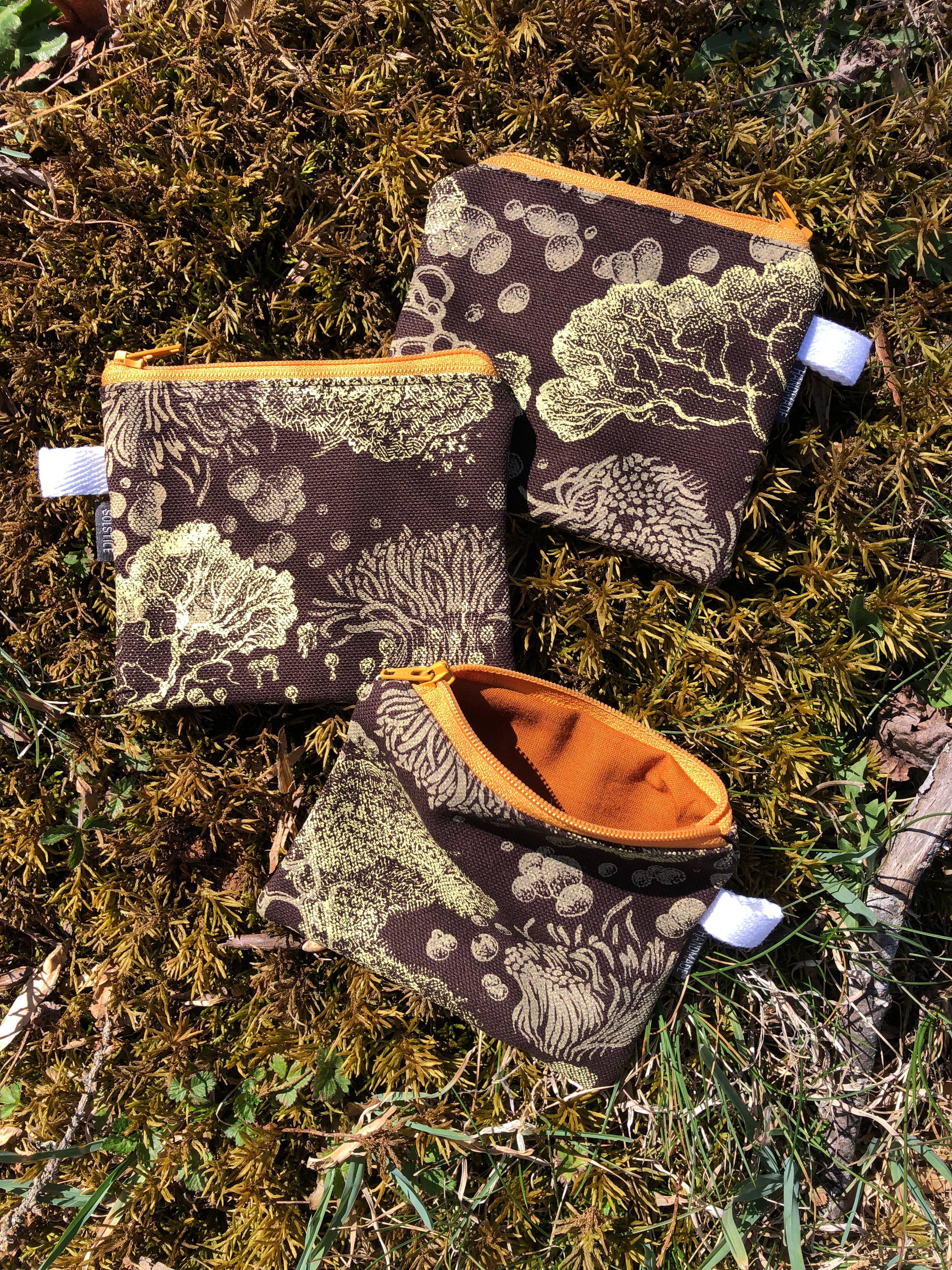 Solstice Handmade – estojo - Mulher por atacado – Bolsa Porta-Moedas de Bolor de Limo