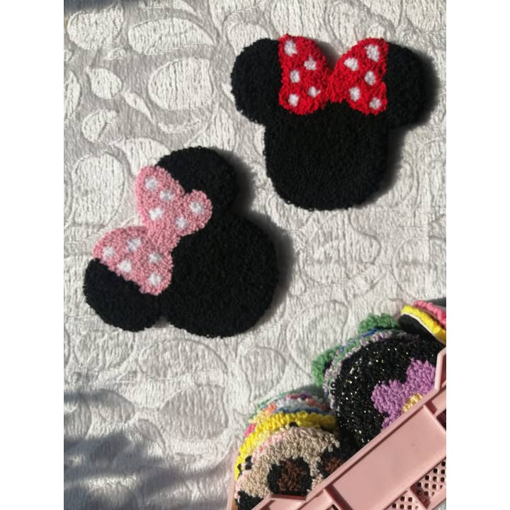 despinacrafting - Wholesale Coasters - Punch Tufted Cup Coaster, Mug Rug, Tufting Rug, Needle Punch1