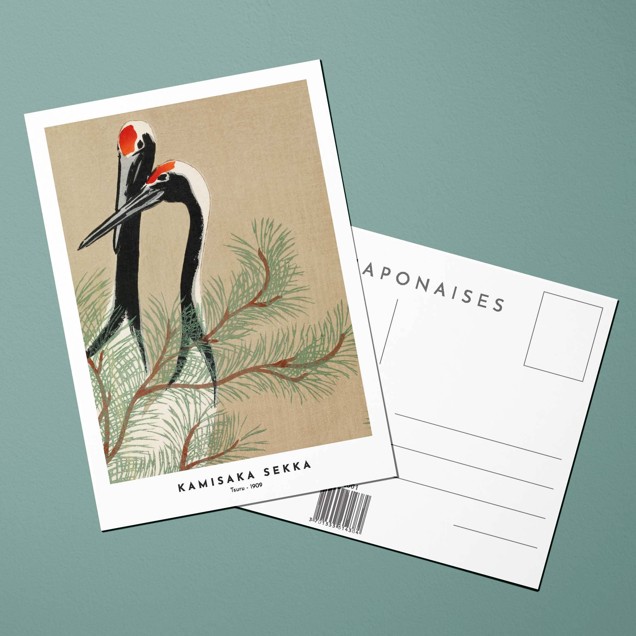 Oneart - Wholesale Postcard - Postcard Japanese Prints Tsuru - JSE00091