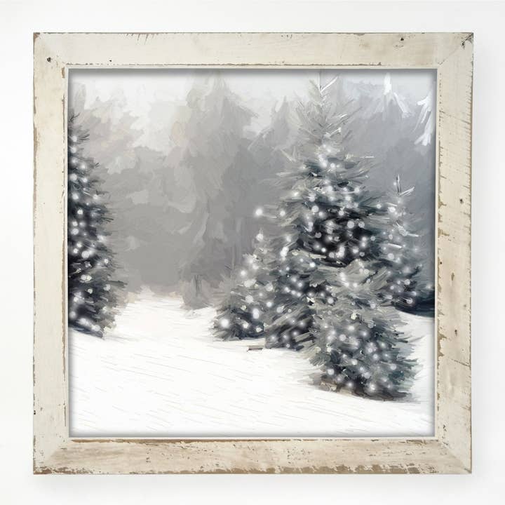 ginger blue - Wholesale Christmas Wall Art - Tree 2- Black and White