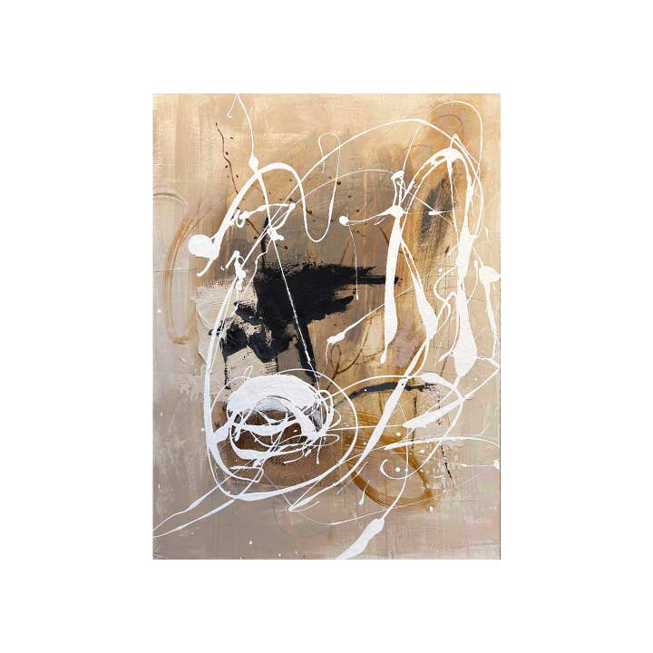 AGAVE Quadri – Engroshandel Maleri/tegning – Håndmalet maleri „Cream 90×120"