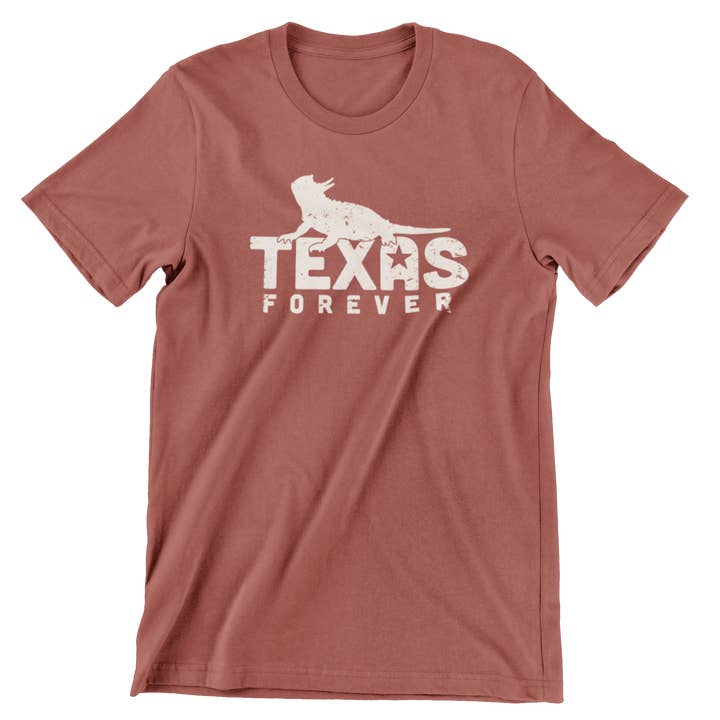 Texas Forever Horned Toad T-shirt for wholesale by Made in Texas Co.