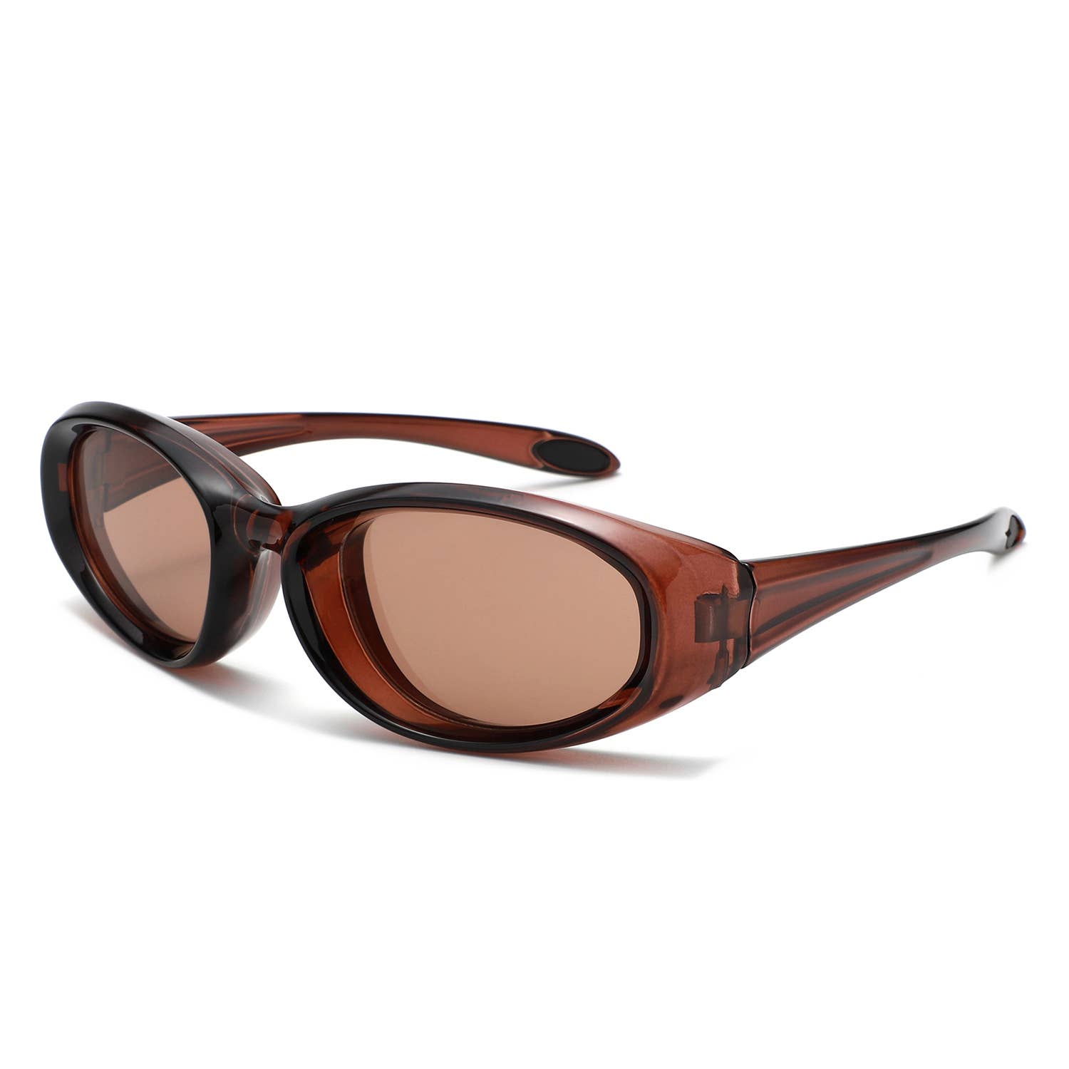 Cramilo Eyewear - Wholesale Sunglasses - Women's - Oval Retro Y2K Wrap Sunglasses7