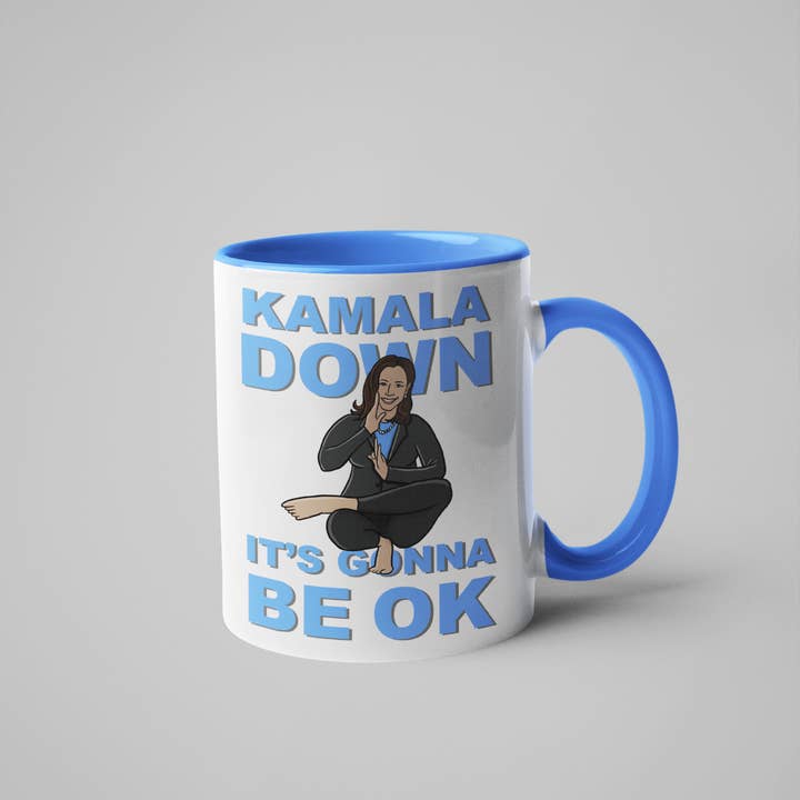 Calm Down Caren – Engroshandel Kaffekrus – Kamala Down, det bliver okay - Biden/Harris 2020 Kaffekrus