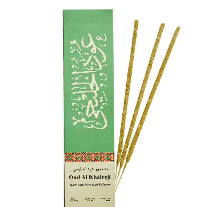 Oud Al Khaleeji Sticks | 30 Charcoal-free Incense Sticks for wholesale by Dukhni