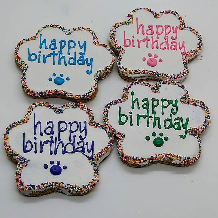 SmittyMitts - Wholesale Pet Treats - Dog - Happy Birthday Paws - 1 dozen Gluten Free