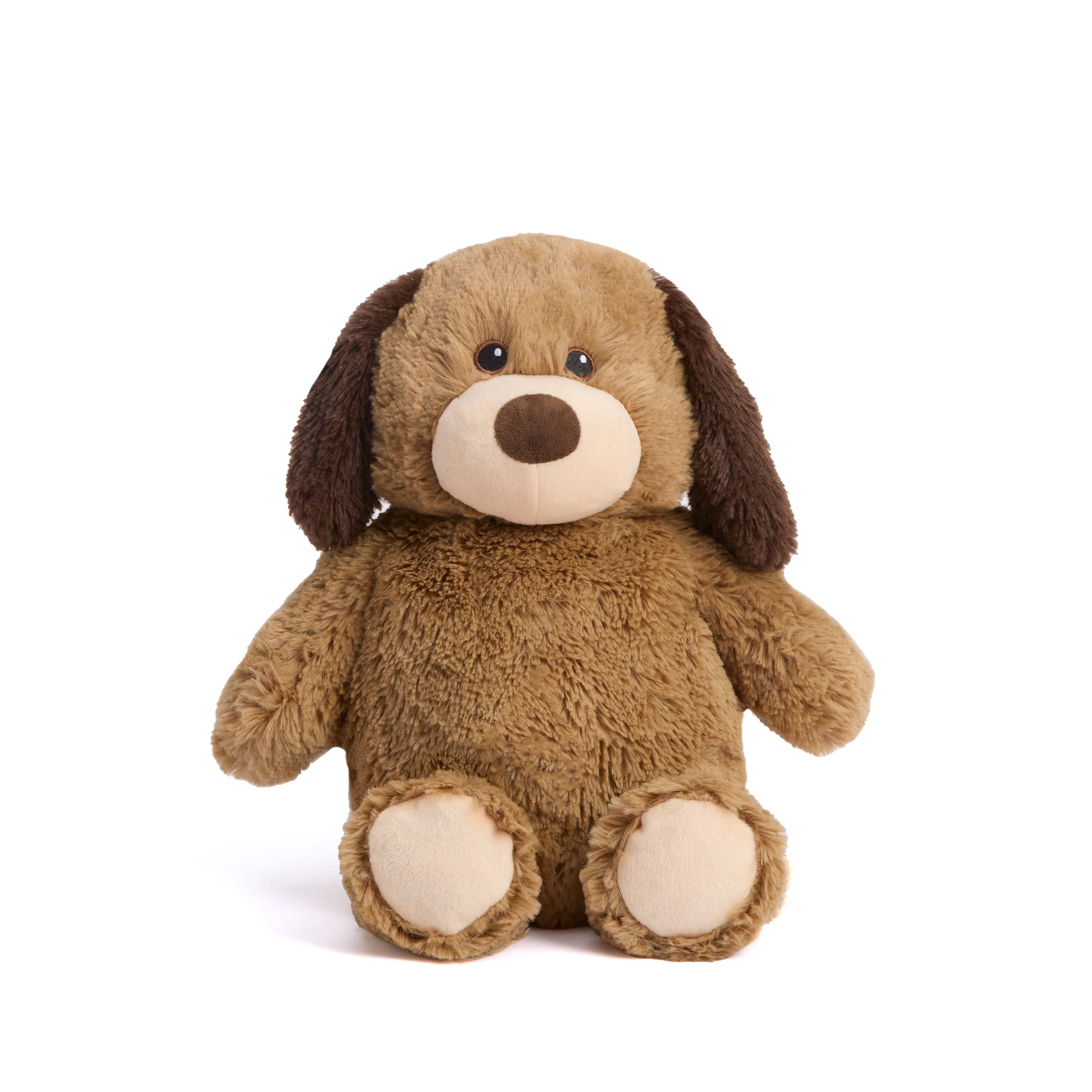 Warmies - Plush Toys - Lavender - Gifts - Valentines - Vente Peluche – chien - Jouet pour animaux de compagnie Warmies Brown Dog - Pour animaux