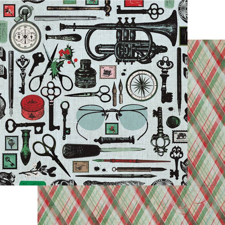 North Pole Express Paper - Santa's Desk for wholesale by Fancy Pants Designs