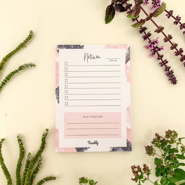 Teachly notepad A6 | pink for wholesale by Teachly