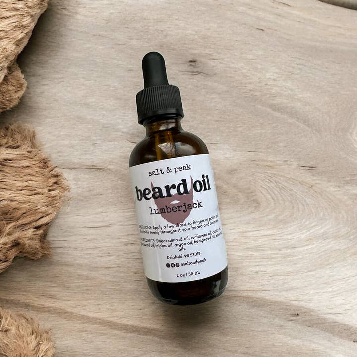 Aceite para barba: cuidado de la piel para hombres: hidrata y suaviza el cuidado de la barba para venta al por mayor de Salt & Peak