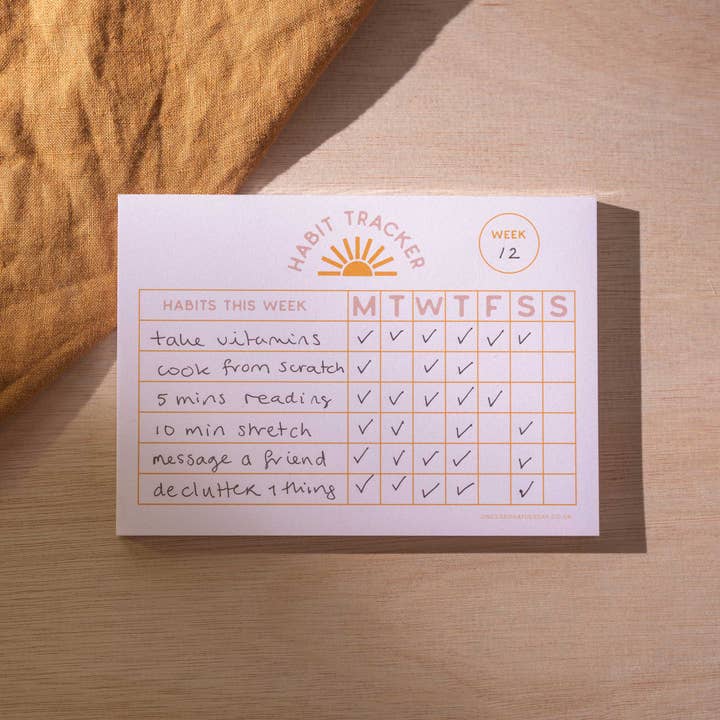 Good Tuesday (Once Upon a Tuesday) - Wholesale Planner - Weekly Habit Tracker Pad | A6