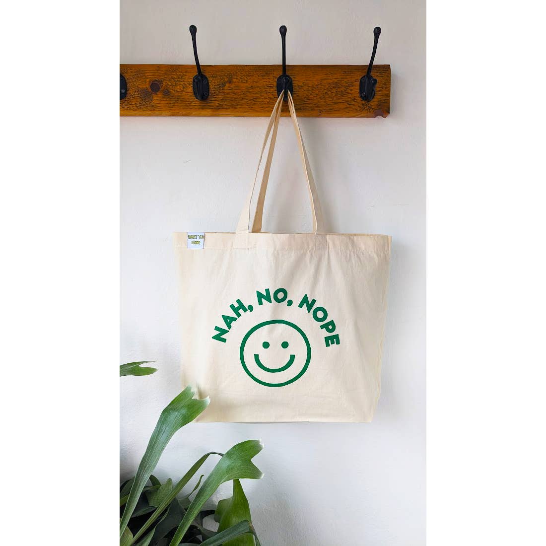 The Nah, No, Nope Tote Bag for wholesale by What Ted Wore