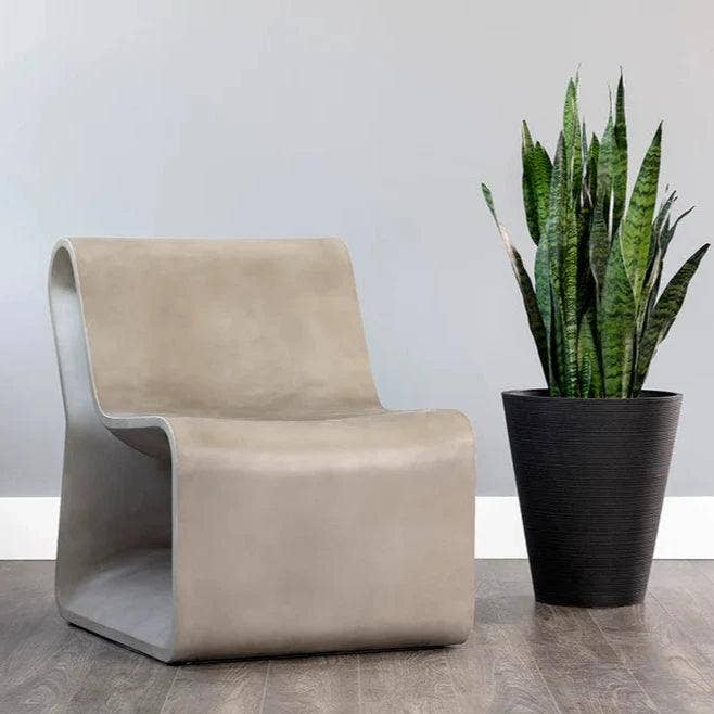 LOOMLAN - Wholesale Chair - Odyssey Concrete Outdoor Lounge Chair1