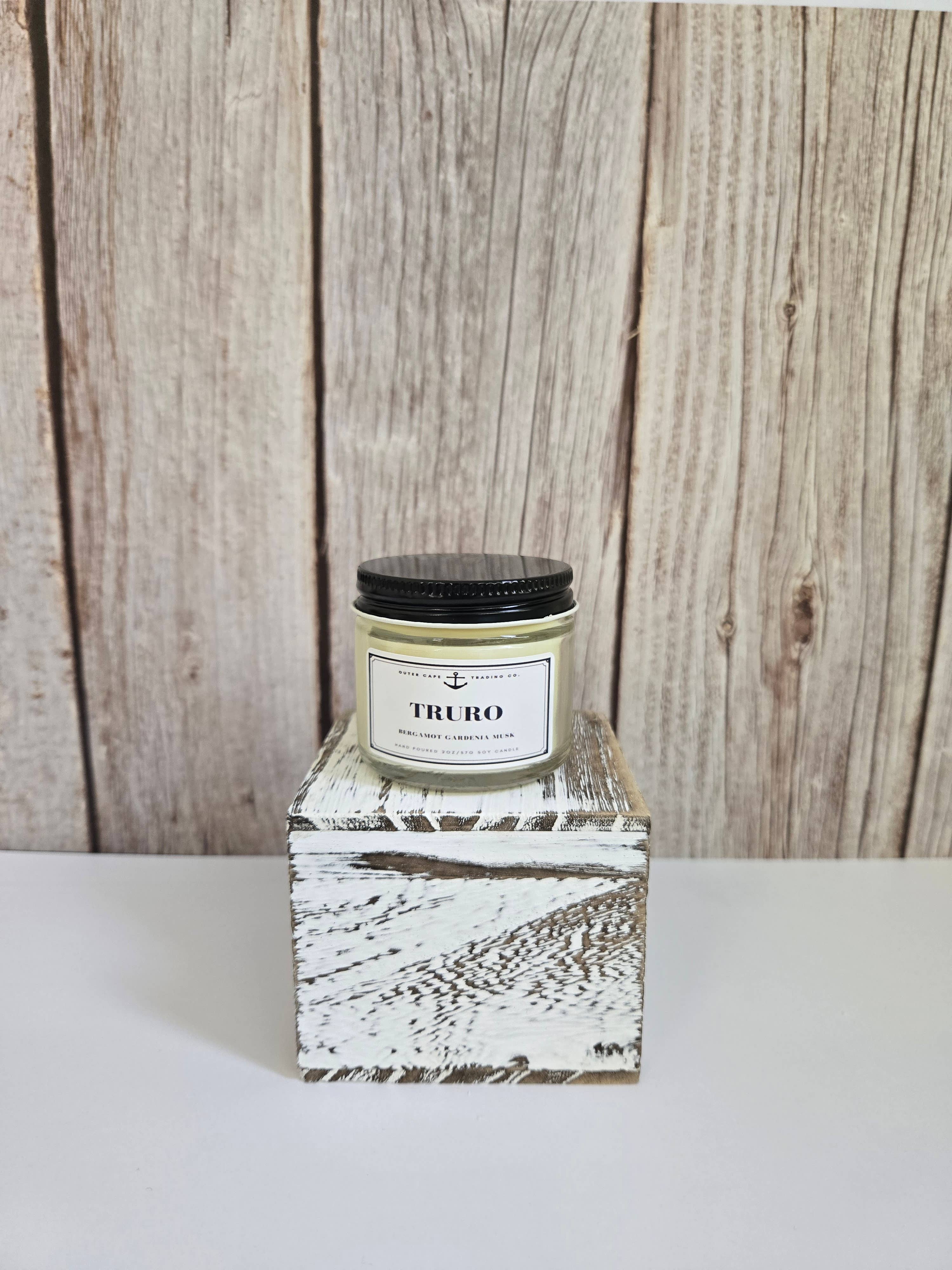 Outer Cape Trading Company - Wholesale Jar/Filled Candle - Truro Cape Cod Soy Wax Crackling Wooden Wick Candle bulk wholesale4