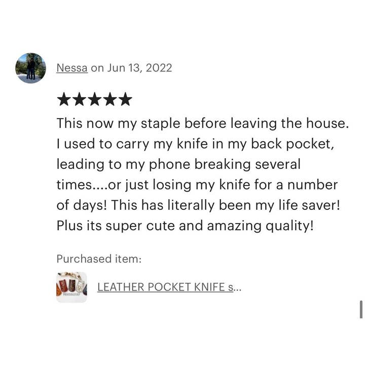 Boho Ranch Shop – wholesale Pocket knife/holder – Leather Pocket Knife Sheath Genuine Leather Case Pocket5