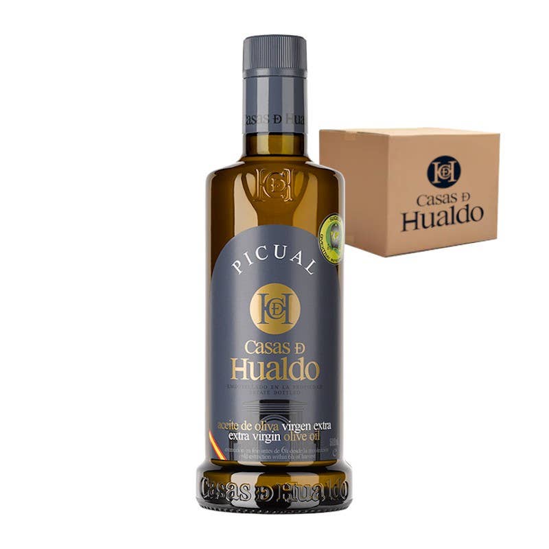 CASAS DE HUALDO – Großhandel Olivenöl – Picual natives Olivenöl extra Casas de Hualdo 500 ml0