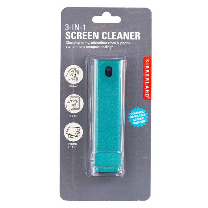 Kikkerland Design Inc - Wholesale Phone/Tablet Stand - 3-in-1 Screen Cleaner