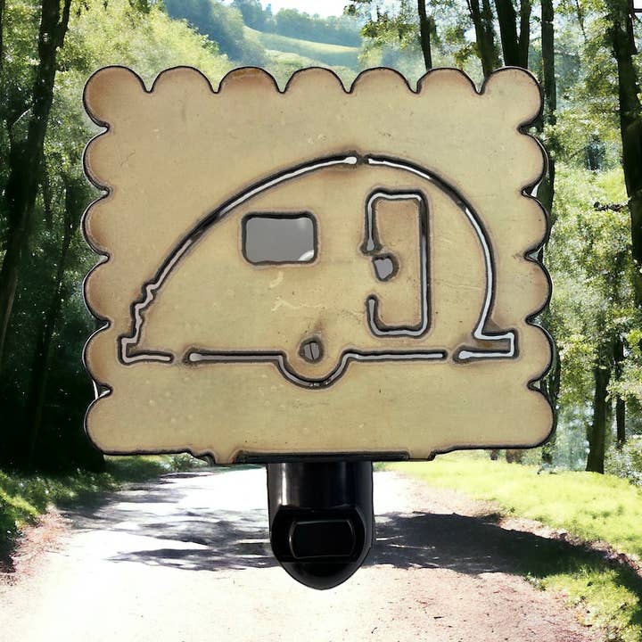 Camper Trailer Natlys metalindretning organiser skrivebordscamping for engroshandel hos Iron Jewel