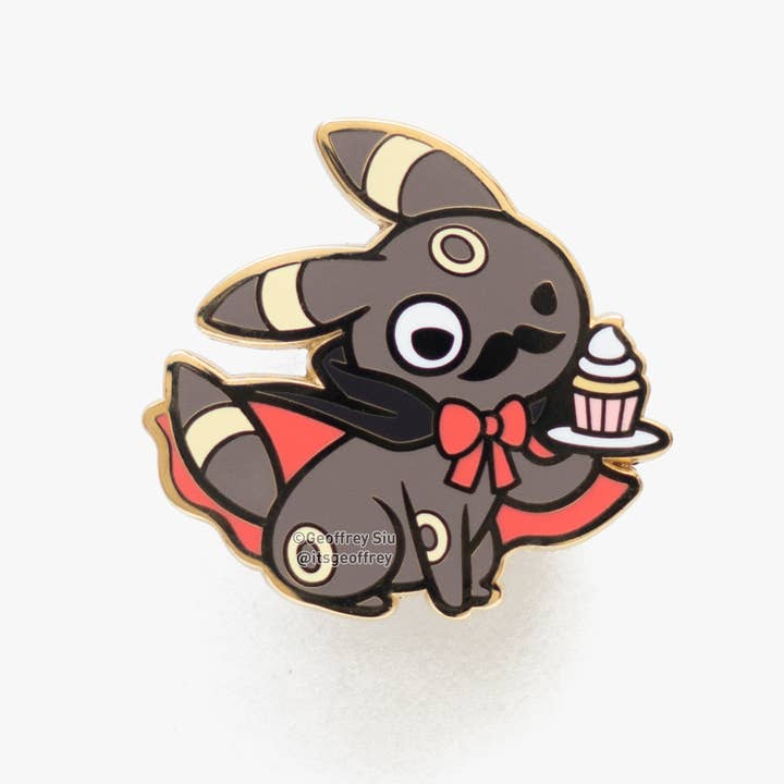 Lump Sumbreon Pin (1.25") for wholesale by Geoffrey Siu Art LLC