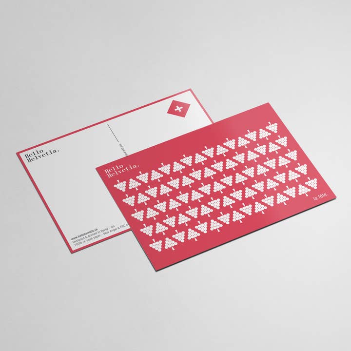 Hello Helvetia - Wholesale Postcard Set - Set of 5 post cards | Souvenirs of Switzerland2