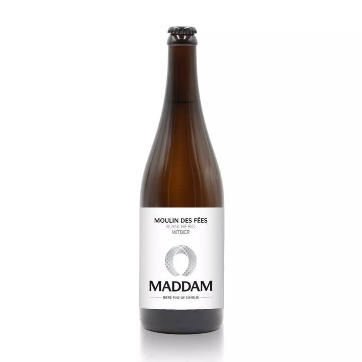 MADDAM ORGANIC WHITE BEER Moulin des Fées 75cl for wholesale by Maddam - Bière fine de Chablis
