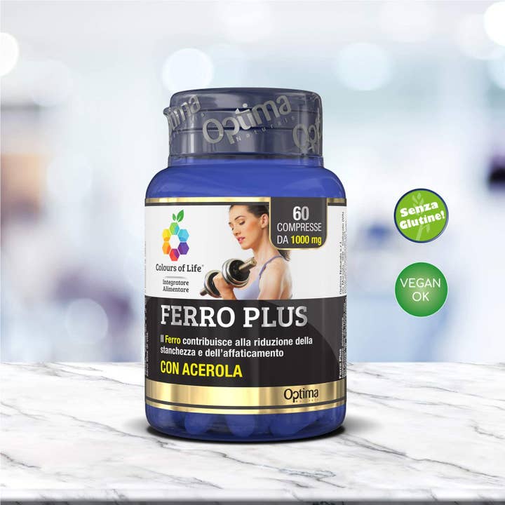 OPTIMA NATURALS - Wholesale Oral Supplement/Vitamin - Ferro Plus, 60 Tablets, 1000 mg5