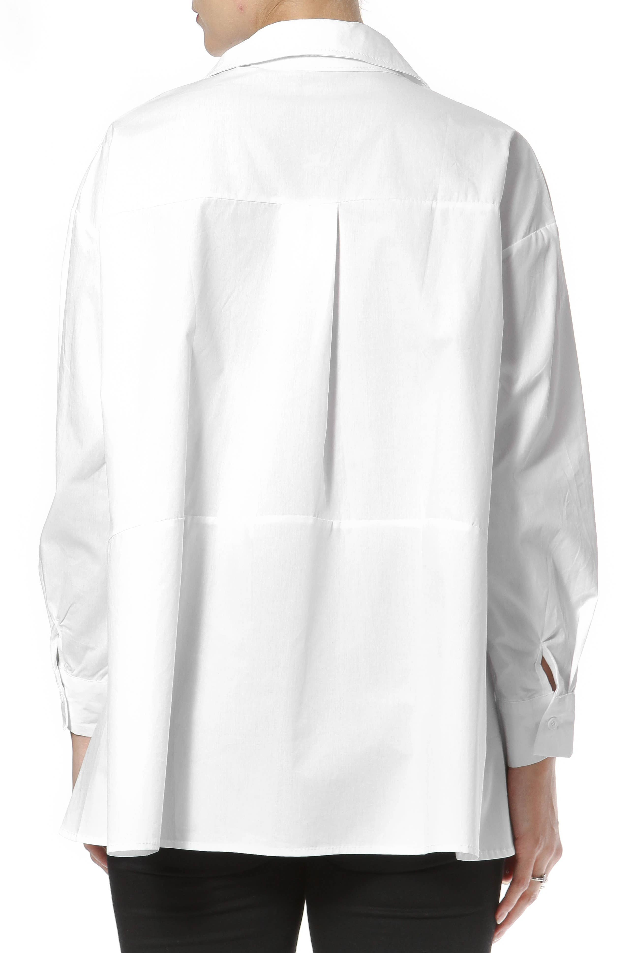 Luxe & Leather by Madonna & Co – wholesale Buttoned-down shirt – Women's – Hi-Lo Shirt2