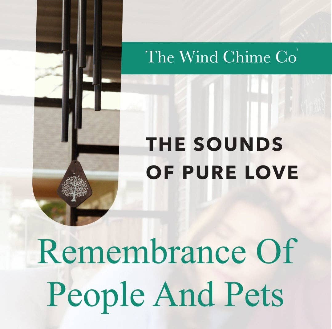 The Wind Chime Co - Wholesale Windorgel - 55" grote herdenkingswindgong met diepe tonen, sympathiegeschenk voor6