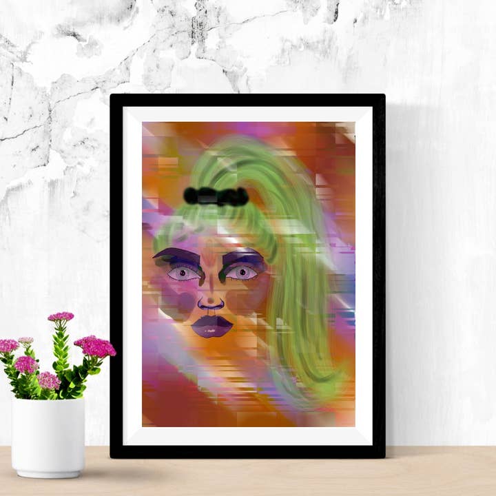 “Living in a Digital World” Art Print for wholesale by Canvas Clothings