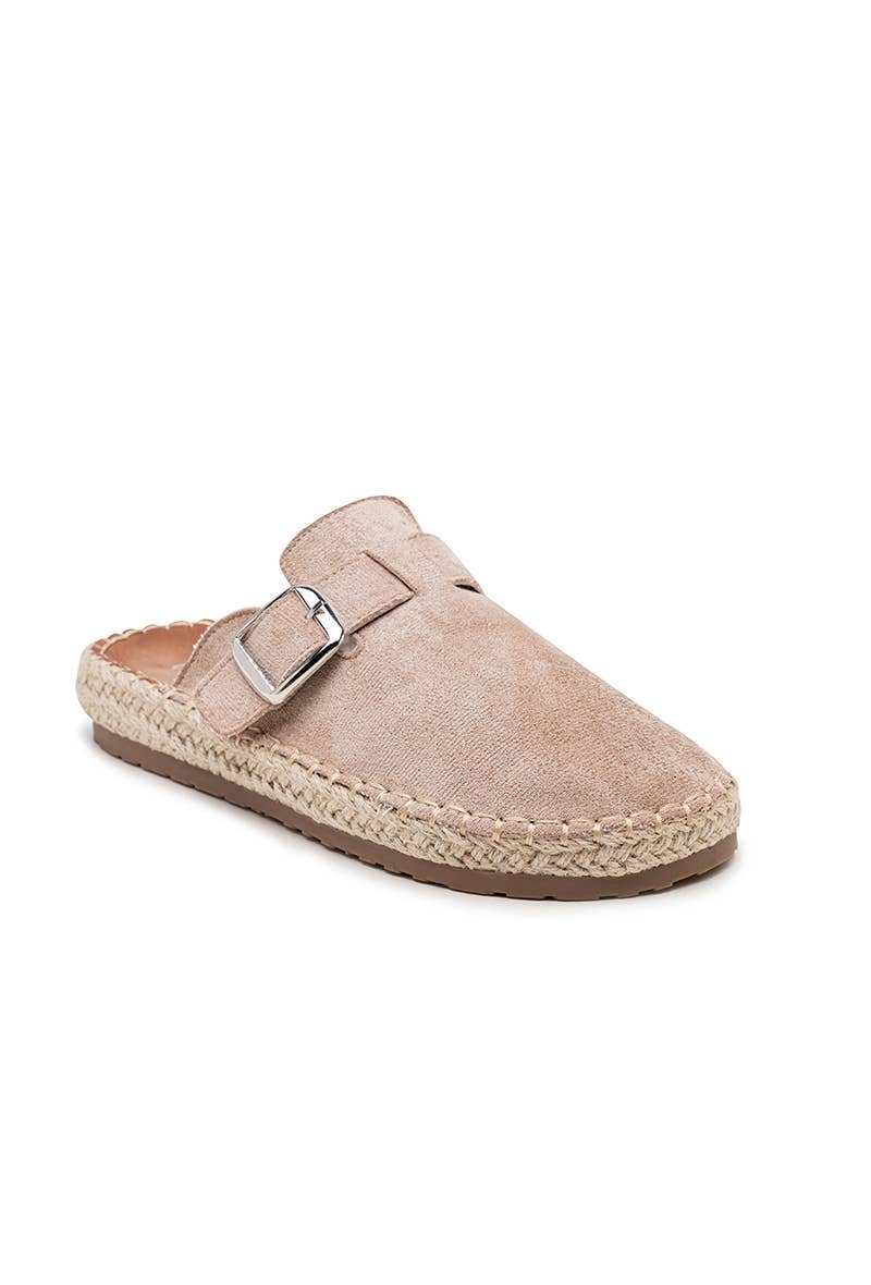 LADY GLORY - Vente Mules – femme - Mules espadrilles avec boucle – Élégance décontractée12