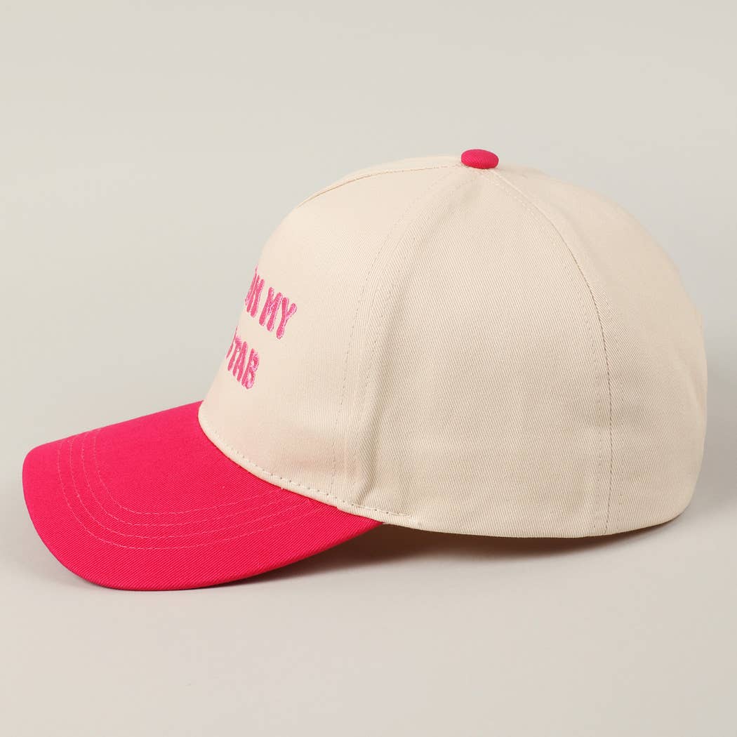 Fashion City - Wholesale Baseball Cap - Unisex - Put It On My Dad's Tab Embroidery Two-Tone Hat27