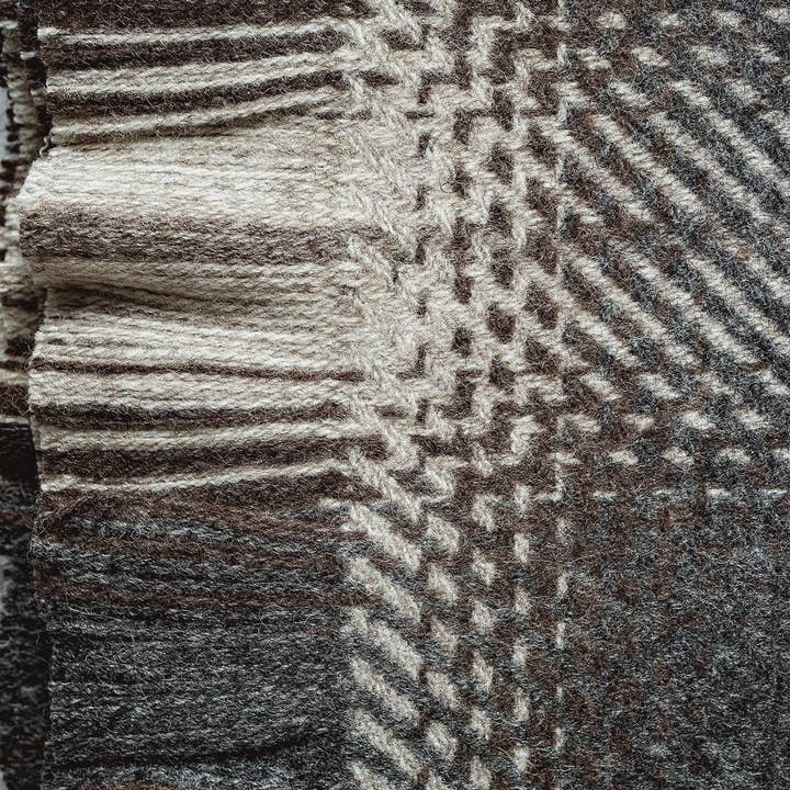 Bottoli - Wholesale Throw Blanket - Plaid maxi CASHMERE WOOL - Cashmere Wool - VEGETABLE DYE4