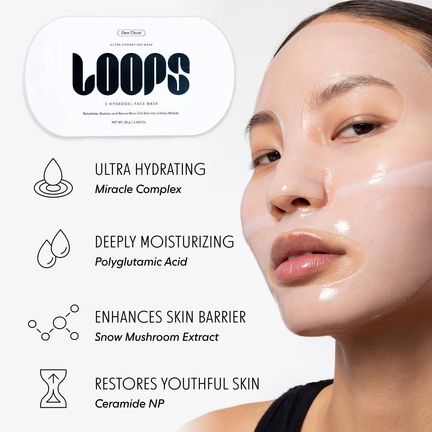 LOOPS - Wholesale Skincare Face Mask - Dew Cloud5