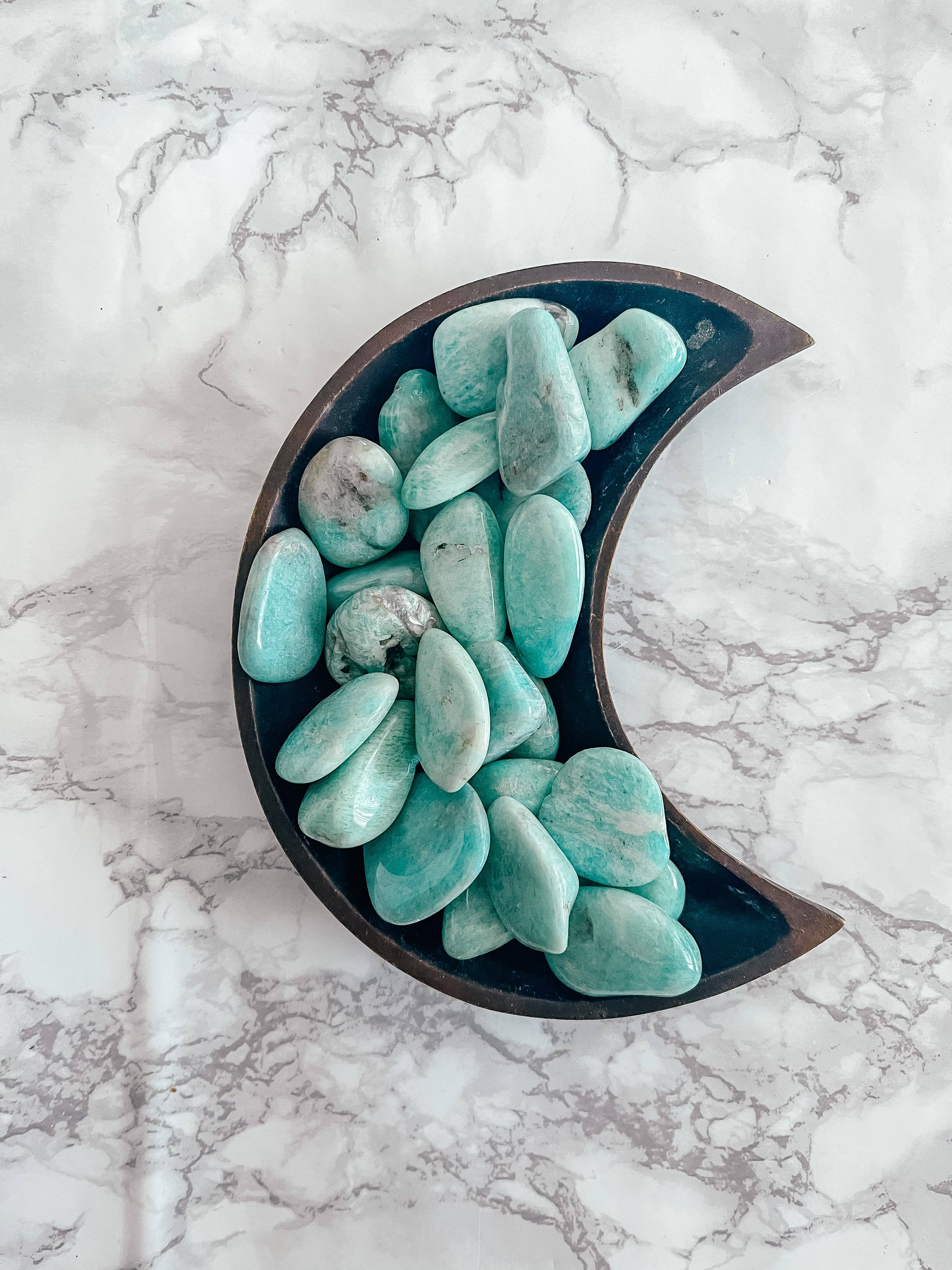 Peach and Pixie - Wholesale Spiritual Stone/Crystal - Tumbled Amazonite Spiritual Stone, Ethically Sourced1