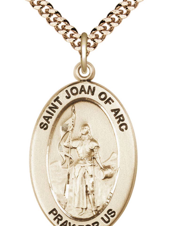 Sankt Jeanne d'Arc vedhæng for engroshandel hos Tony’s Jewelry