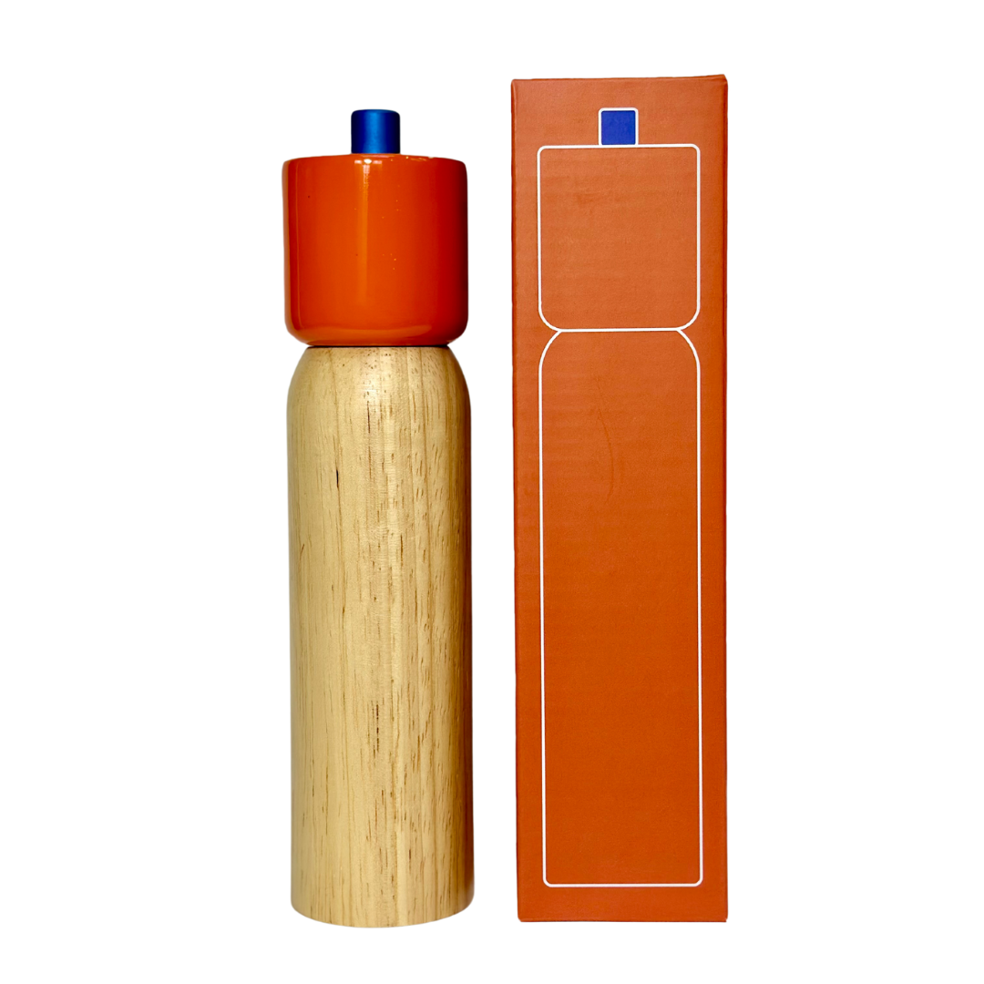 MÆGEN - Wholesale Salt & Pepper Shaker Set - Salt & Pepper Grinder - Orange & Blue0
