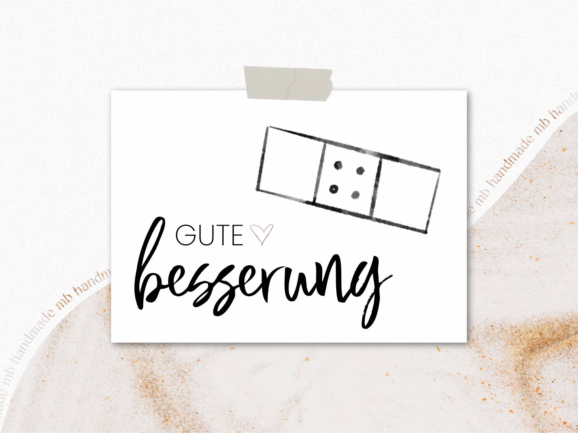mb handmade - Wholesale Beterschapskaartje - GOED herstel1