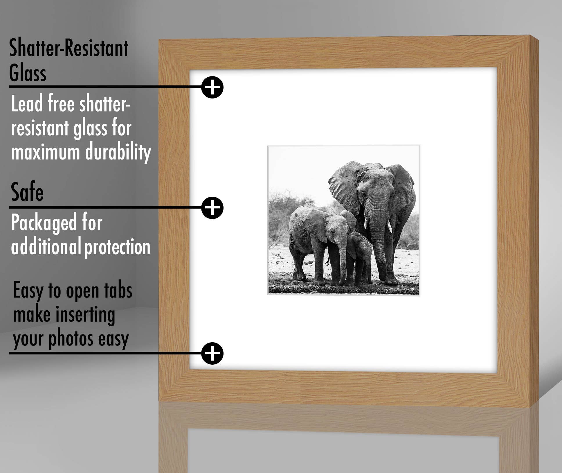 Americanflat - Wholesale Picture Frame - Americanflat Picture Frame with Mat Standard Molding29