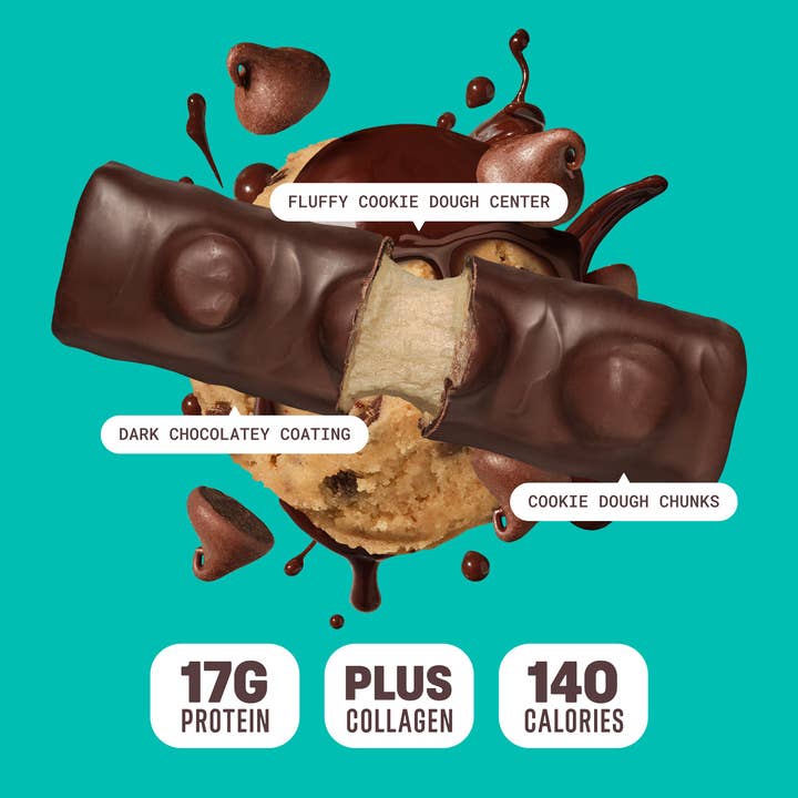 Built Bar - Wholesale Snack Bar - Cookie Dough Chunk Puff - 12ct.4