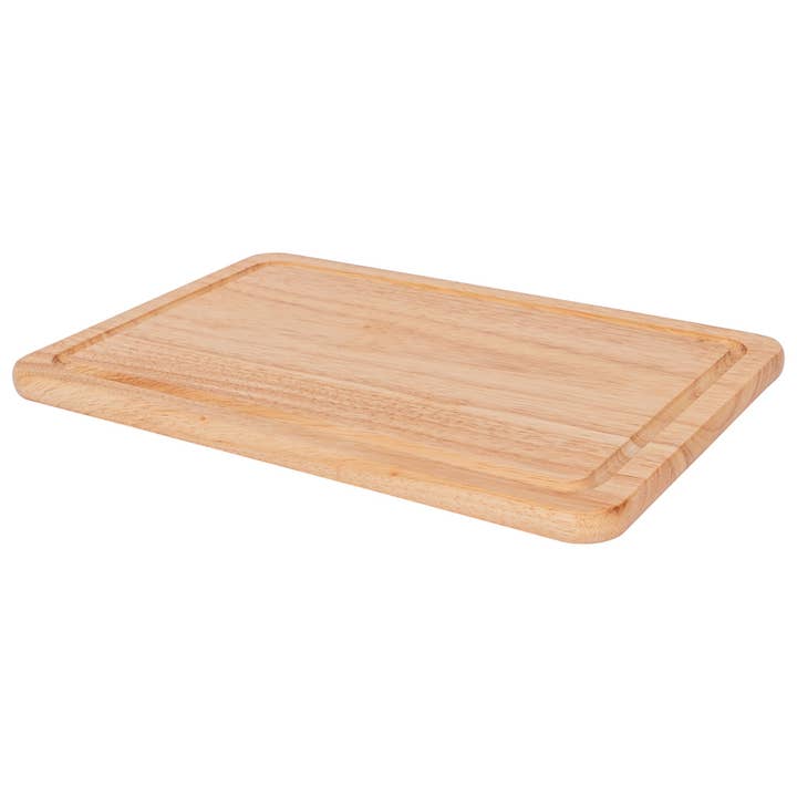 Planche à découper rectangle en bois 30 cm x 20 cm - par Argon Tableware pour la vente par Rinkit Ltd