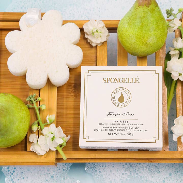 Freesia-Birne Blumenbox | Geschenke für den Großhandel von Spongellé | Easter Gifts | Mother's Day 2026 | Spring Gifts