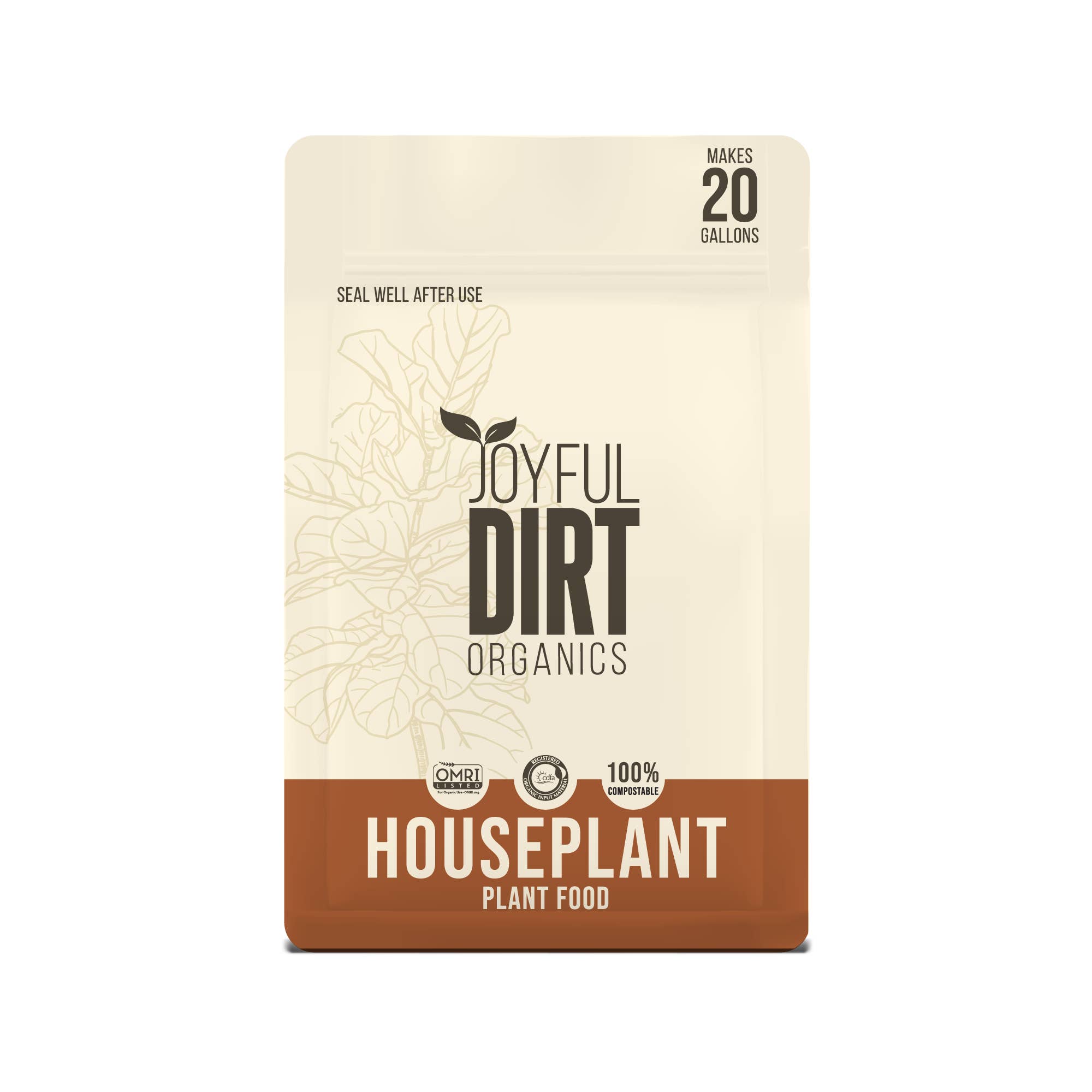 Joyful Dirt Organics - Wholesale Fertilizer - Houseplant Superfood | Makes 20 Gallons