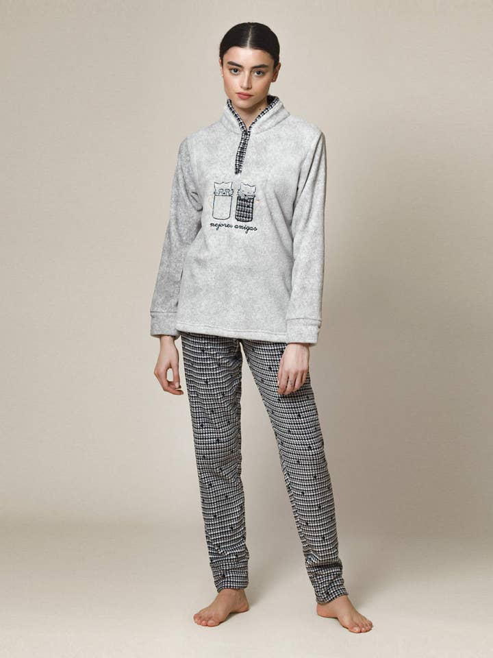 Pijama Mujer "Mejores Amigas" para venta al por mayor de Pigiamiamoci