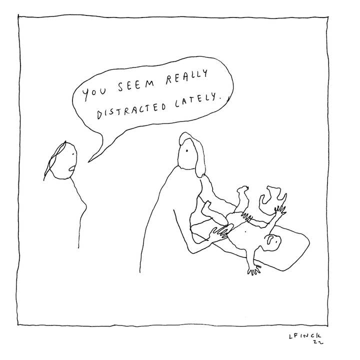 Stampa tipografica distratta per la vendita all'ingrosso da parte di Liana Finck