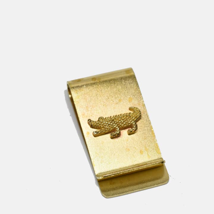 Curated Basics – wholesale Money clip – Unisex – Crocodile Money Clip