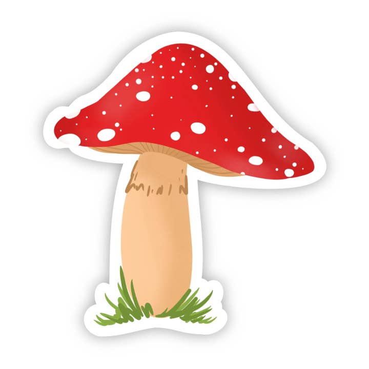Big Moods - Wholesale Sticker - Red Mushroom Sticker